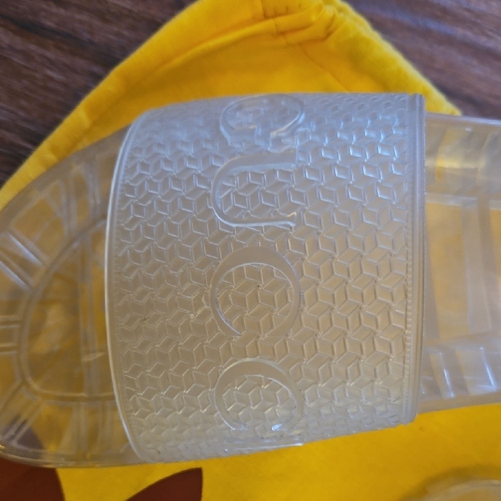 Very RARE, Gucci Transparent Slide Sandals - Picture 2 of 12